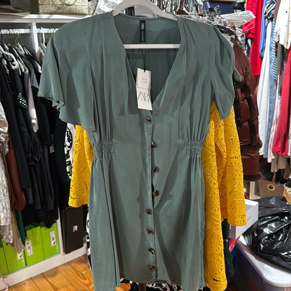 Button up dress